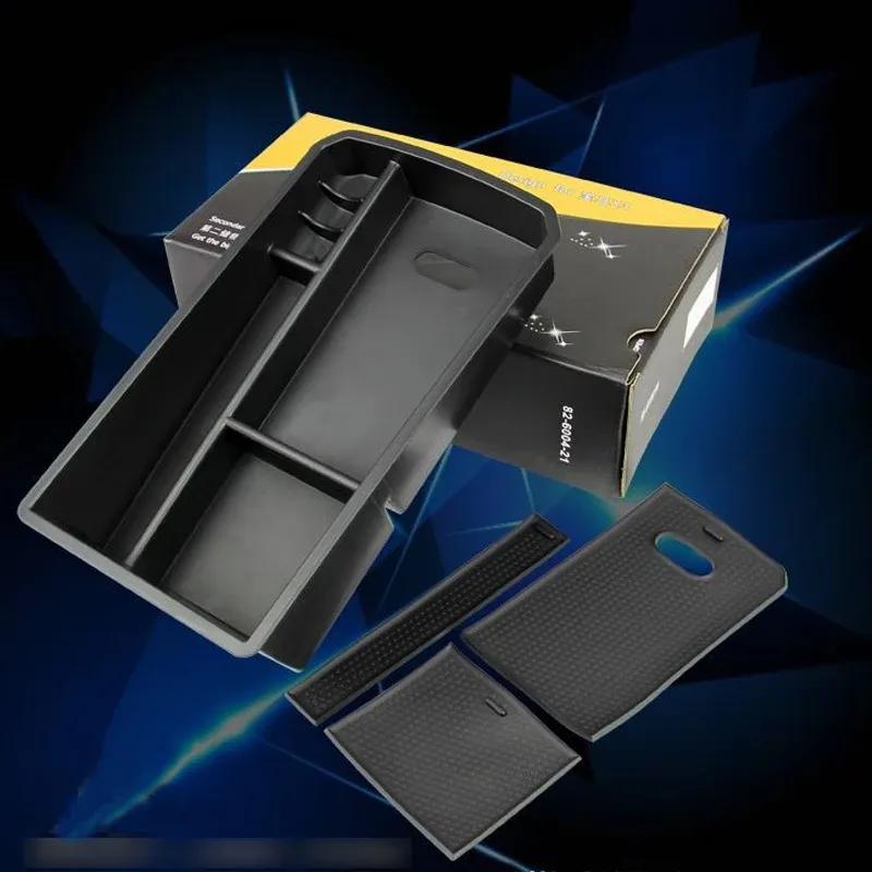For BMW X3 F25 2011-2016 for X4 F26 2014- 2016 Car Armrest Storage Box Center Console Flocking Organizer Containers