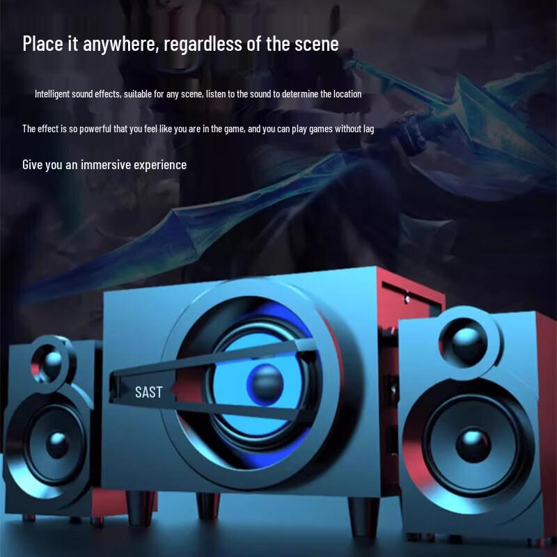 SAKO A6 2.1 Channel Multimedia Computer Speaker with Subwoofer