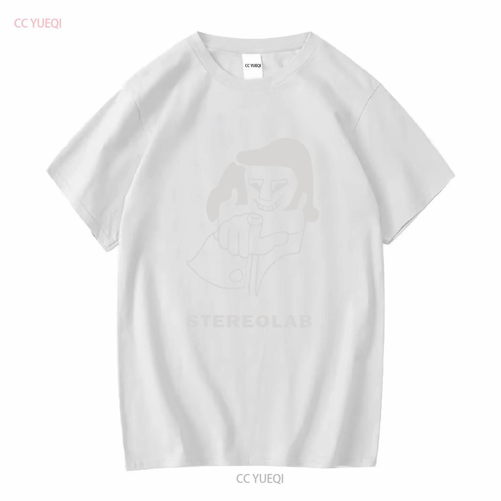 New Stereolab T shirt short sleeve full size SP8454 long or sleeves vintage Washed Top For Everyday Wear graphic Stylish
