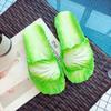 Модные шлепанцы женские тапочки для дома и ванной комнаты шлепанцы забавная обувь туфли-капуста женские нескользящие мягкие шлепанцы для улицы женские
