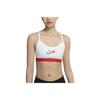 Спортивный бюстгальтер Dri-FIT Indy Color Block с низкой интенсивностью поддержки, женское нижнее белье, белое DB9989-100