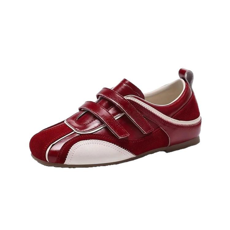 2025 осень новые универсальные кроссовки на тонкой подошве в немецком стиле на липучках, легкие, удобные, с мягкой подошвой, спортивная и повседневная обувь