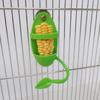 Bird Feeding Cup Rack 2Pcs Plastic Cuttlebone Holder Stand Food Fruit Holder Bird Cage Accessories for Budgies Parakeet Cockatiel