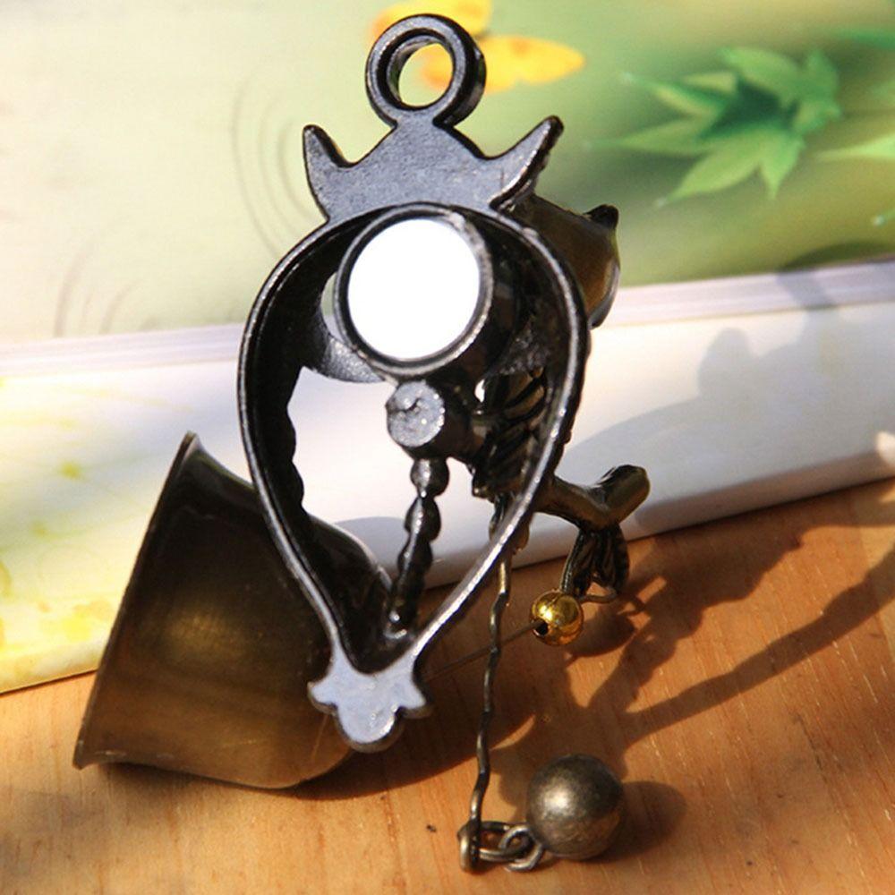 For Room Garden Store Wall Hanging Ornament Metal Bell Door Shopkeeper Good Luck Knocker Door Bell
