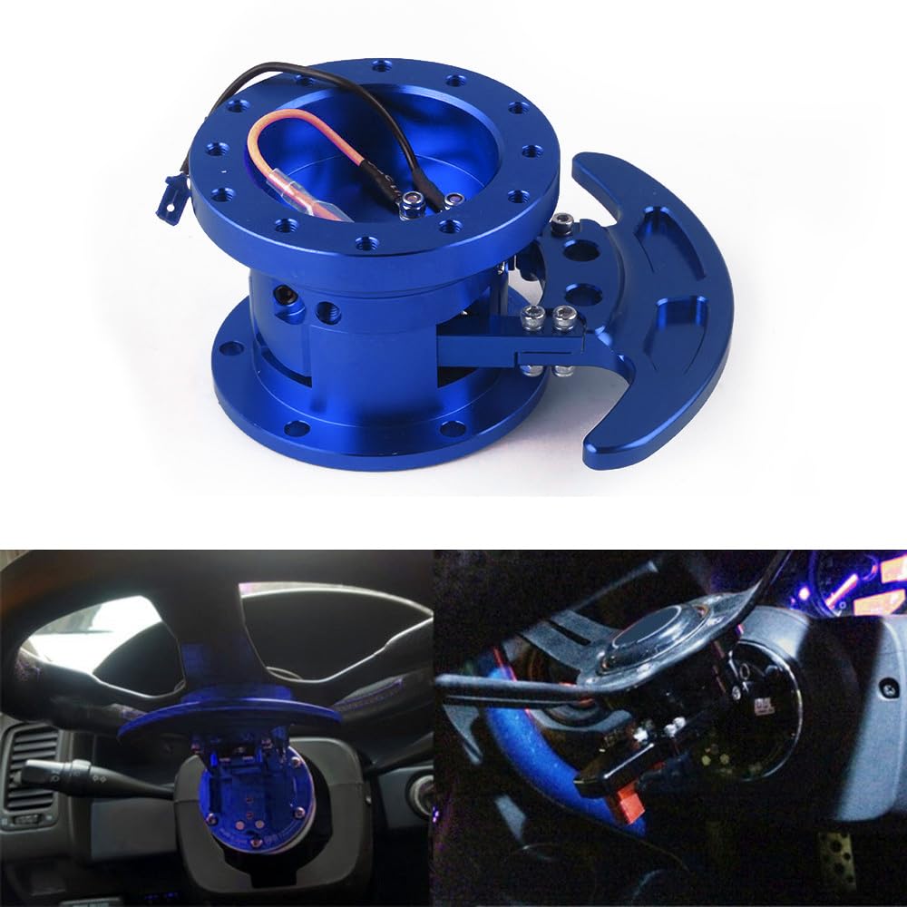 MUTEKI Ступица рулевого колеса Quick Release Steering Boss Откидной гоночный ступичный адаптер Съемный комплект Snap-off Flip-up Boss Universal (кипа