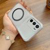 Чехол для realme C71 Беспроводная зарядка Магнитное кольцо Защитный от отпечатков пальцев Матовая крышка