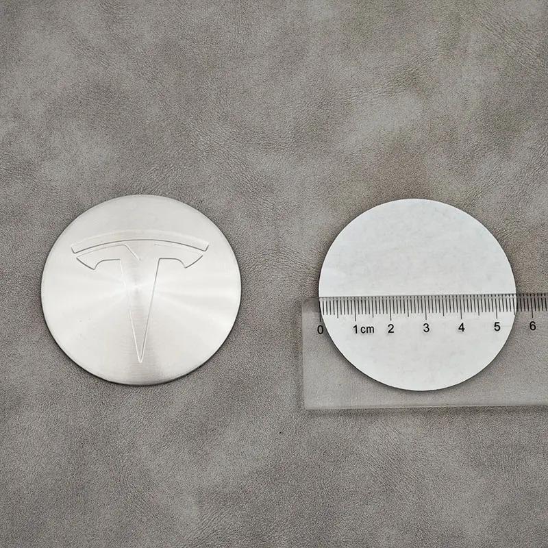 Автомобильная наклейка 2025 Новая Tesla 4 шт. 56 мм Колпачок Tesla Центральный колпачок ступицы Логотип Высококачественная наклейка для Tesla Model 3 Y S X Персонализированный автомобиль