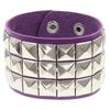 European & American Punk Street Style Rivet Bracelet: PU Leather Bangle