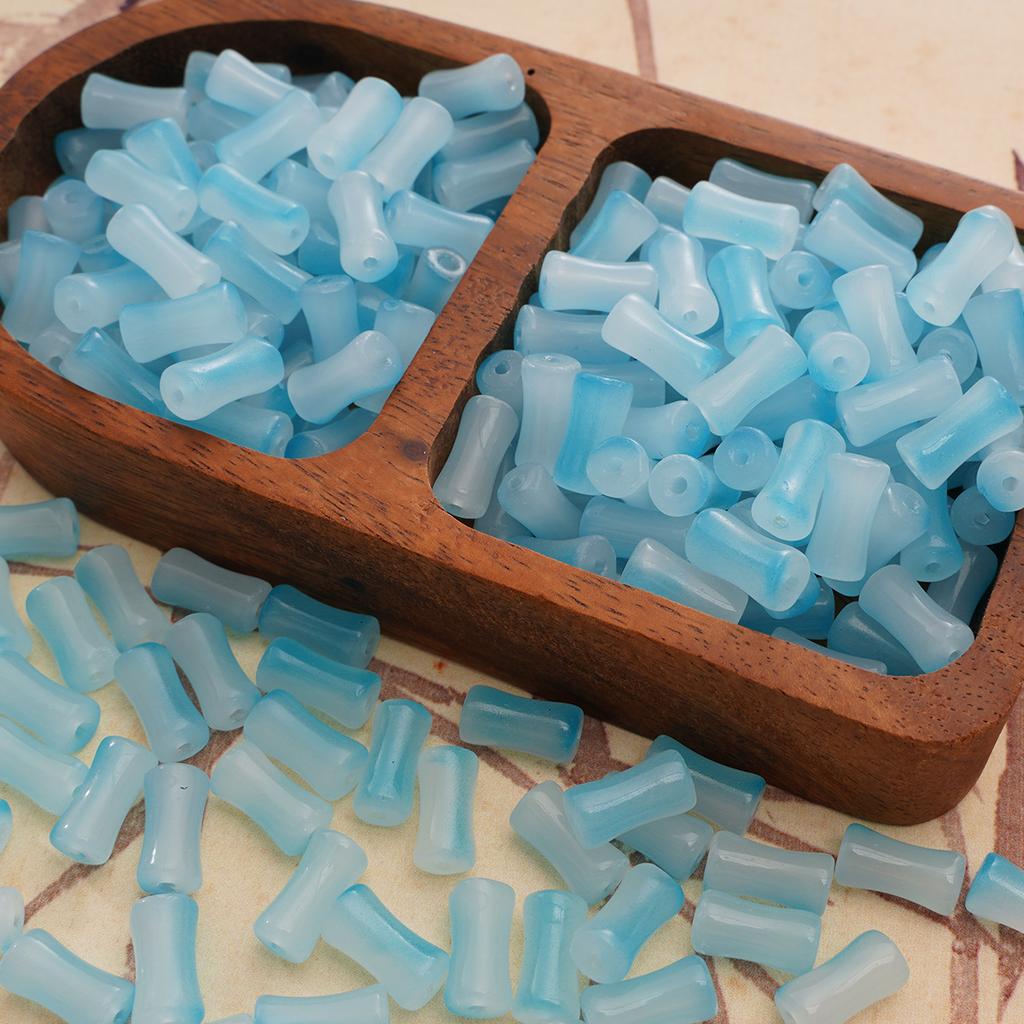 Стеклянные ореолы для окрашивания Бамбуковые бусины Бусины в старинном стиле Бусины ручной работы Аксессуары для бисера Глазурь Имитация нефрита Бусины Материалы