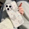 Applicable To Apple 17proMax Pearl Butterfly Mobile Case Fairy IPhone 16 Inlaid with Rhinestones 15 Anti Fall Protection Case