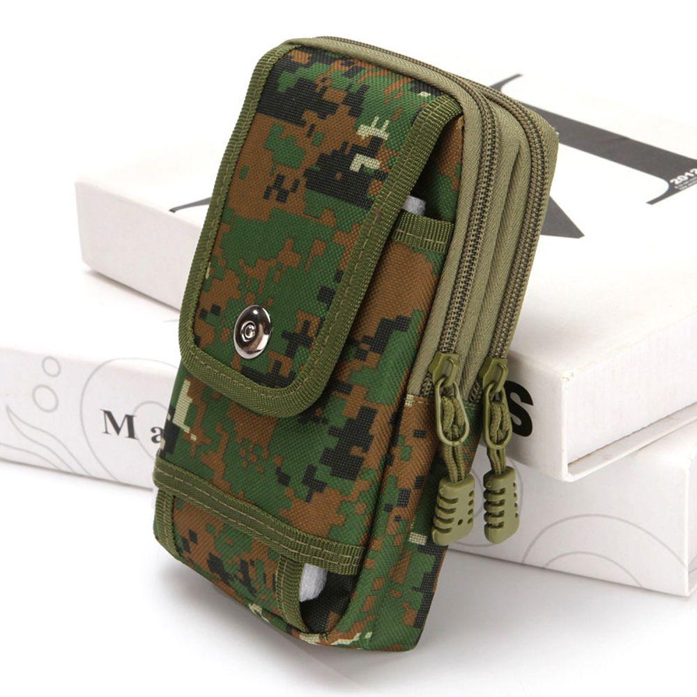 Функциональная походная камуфляжная сумка на молнии, поясная сумка, поясная сумка, сумка на пояс для отдыха на открытом воздухе