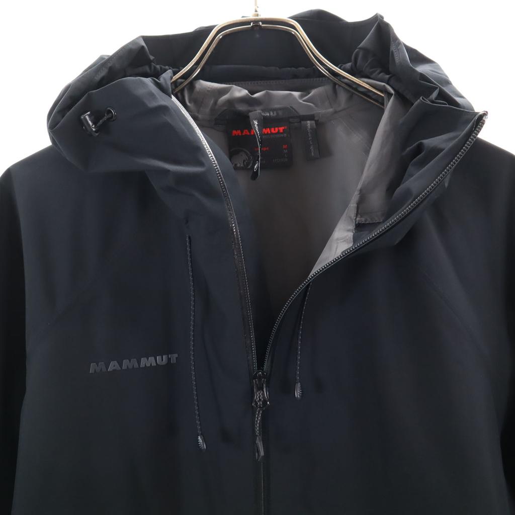 Mammut Long Sleeve Mountain Parka M Black GORE-TEX Men's Used