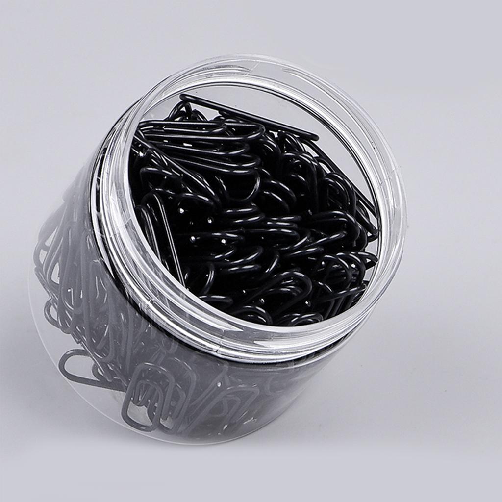 200pcs Paper Clips Notebook Filing Bookmark Rustproof Paperclips Document Organizing For Office School Supplies