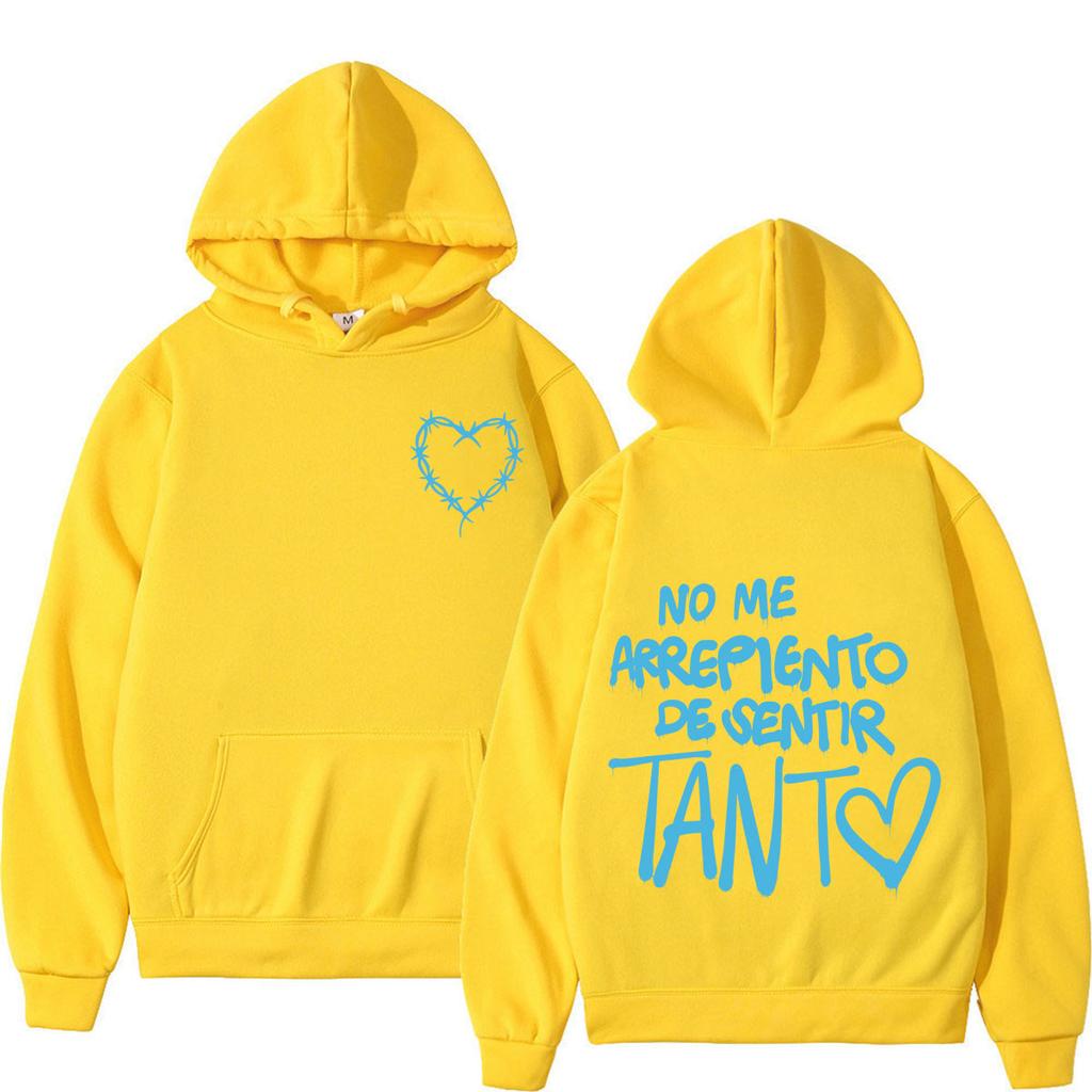 Karol G No Me Arrepiento De Sentir Tanto Album 2026 Hoodie Unisex Fashion Pullover Aesthetic Trend Oversized Sweatshirts