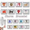 Креативный Персонализированный DIY Серия Мультяшных Животных Браслет-Шарм Прекрасная Рыба Собака Кошка Бусина Подходит для Браслета из Нержавеющей Стали 9мм Подарок
