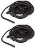 TRUSCO Spiral Bundle Diameter TSP15BK X 2 Tubing, 10m, 12.0-35.0, Black,