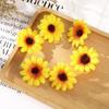 6pcs/set Bohemian Style Simulation Flower Hair Clips Cloth Girl Hair Clip  Seaside