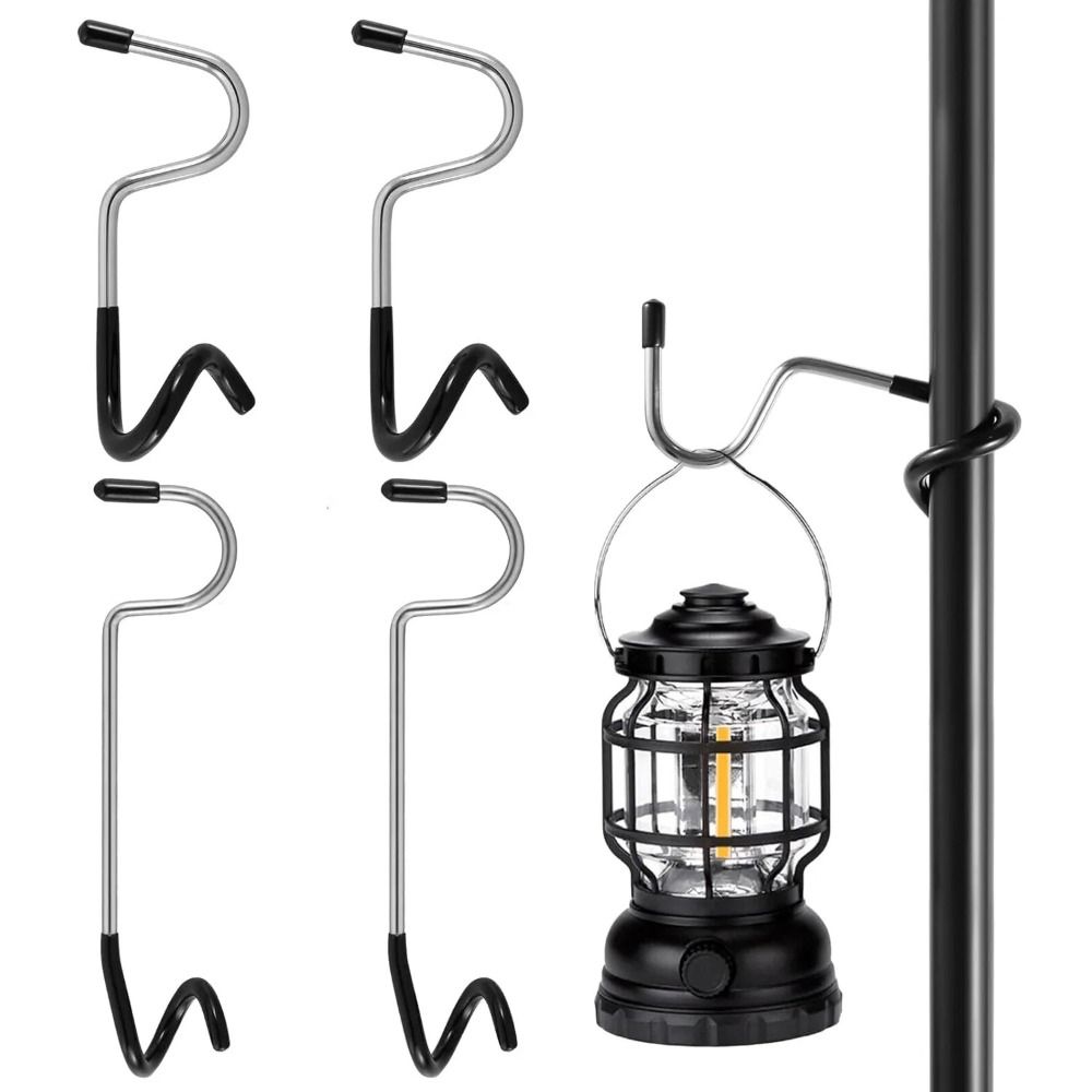 NEW Non-Slip Light Hook Durable Multi-functional Camping Hook Universal Pole Hook Outdoor