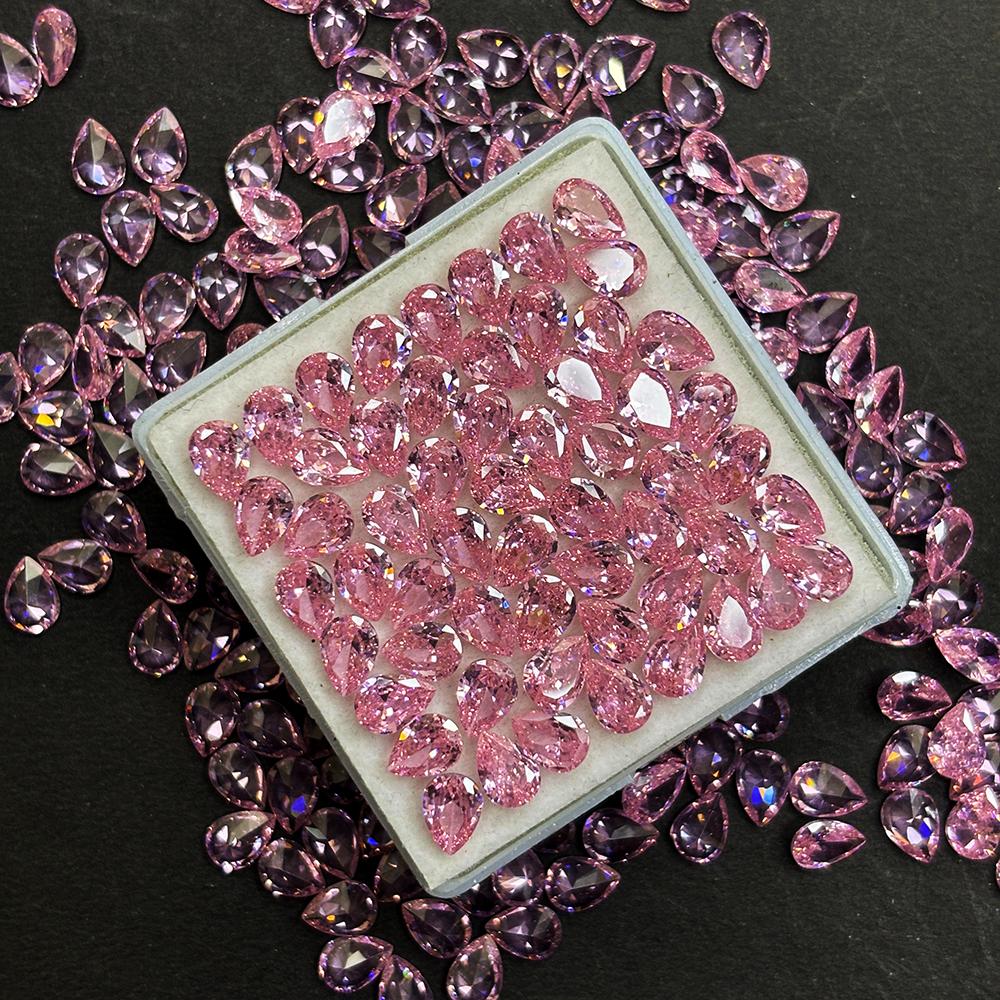 Natural Pink Sapphire Loose Gemstone 10.80 ct Pear Cut 7x5 mm Lot September Birthday Birthstone