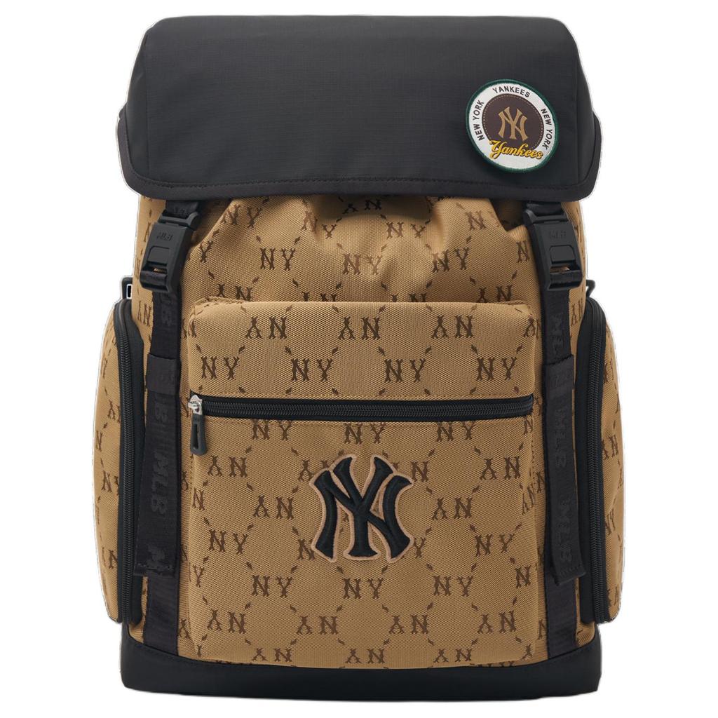 New MLB Polyester Backpack Regular Unisex Brown 7ABKRM14N-50BGS