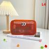 Candy Color Mesh Cosmetic Bag Cute Big Eyes Make Up Case Kawaii Makeup Pouch Makeup Case Portable Toiletry Storage Bag