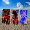 Пляжное полотенце The Weeknd из микрофибры с принтом, для скалолазания, йоги, пляжа, плавания, бега, впитывающее, мягкое