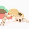 Decorative Hamster Climbing Ladder Wave Shape Hamster Toy Staircase  for Playing