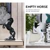 Horse Statue Art Home Deco Animal Sculpture Resin Craft Figurine Ornament Statue
