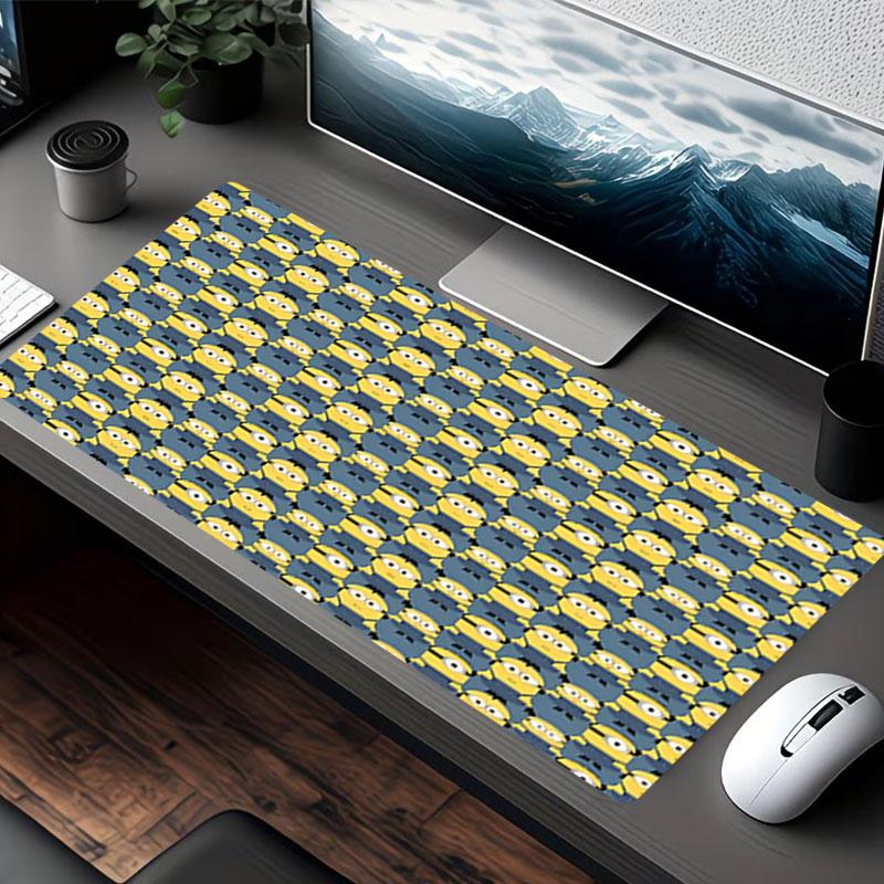 Minions Print Mouse Pad, for Keyboard Pad Laptop PC Mat for Office Home Use, Desk Decor, Perfect Birthday Gift for Gamers