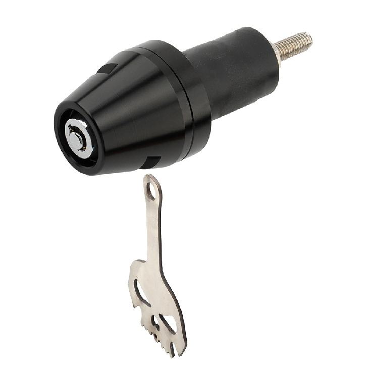 Ручка мотоцикла, концевые заглушки, ручки с замком для шлема, навесные замки для Yamaha Honda KTM Ducati Vespa, велосипед для бездорожья, мотокросс