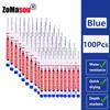 20mm 1-100Pcs Waterproof Deep Hole Marker Long Head Markers Pen Woodworking for Metal Carpenter White/Black/Red/Blue/Green Ink