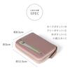 LASIEM Compact Mini Genuine Easy To Store Large Coin Pink Women's Wallet, Leather, Bills, Bi-fold Design, Accordion-Free, Anti-Skimming, Capacity,
