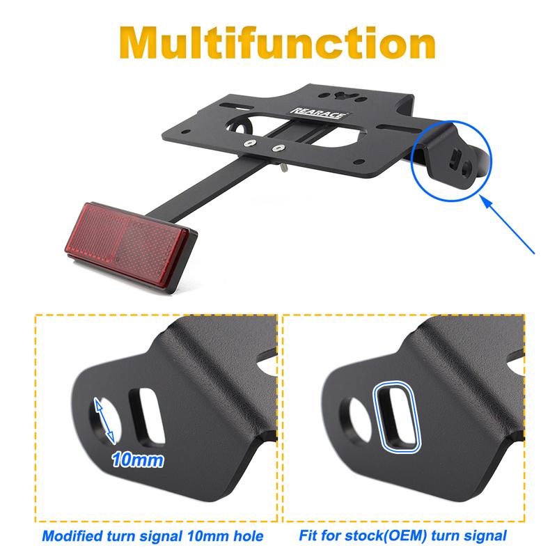 Fit For Royal Enfield Shotgun 650 2024 2025 2026 Motorcycle Rear Tail Tidy Fender Eliminator Registration License Plate Holder
