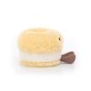 Apricot Lamb Delicious Bagel Plush Toy for Kids, Soft and Cute, Fluffy and Delicious Bagel for Girls and Boys, 6cm
