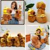 Cute Adorable Capybara Plush Toy With Bee Hat Perfect For Birthday Gifts And Collecting