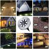 12 Pack Outdoor Waterproof Solar Lights, LED Underground Lights for Yard, Patio, Garden, Lawn, Balcony, Outdoor Pathway