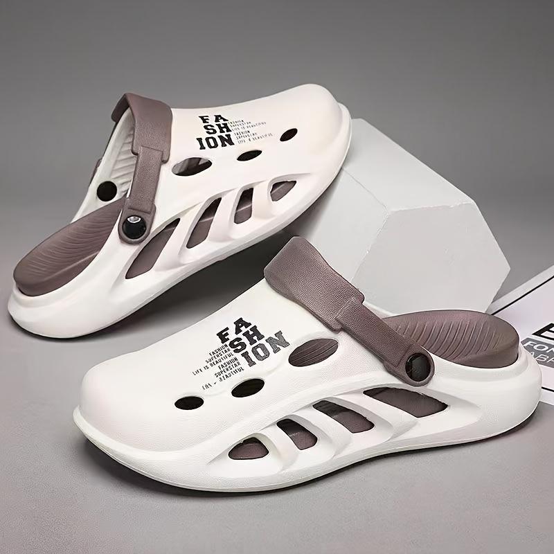 Order One Size Up Men's Shoes Non Slip Slippers Breathable Casual Slippers for Summer