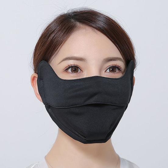 Ice Silk Велосипедная защита для лица Анти-УФ-пылезащитная дышащая ушная петля Солнцезащитный крем Спортивная крышка для рта