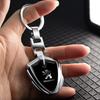 1pcs 3D Metal Car Styling Keychain Key Chain Ring Key Holder For Peugeot 206 208 306 307 308 407 408 508 2008 3008 Accessories