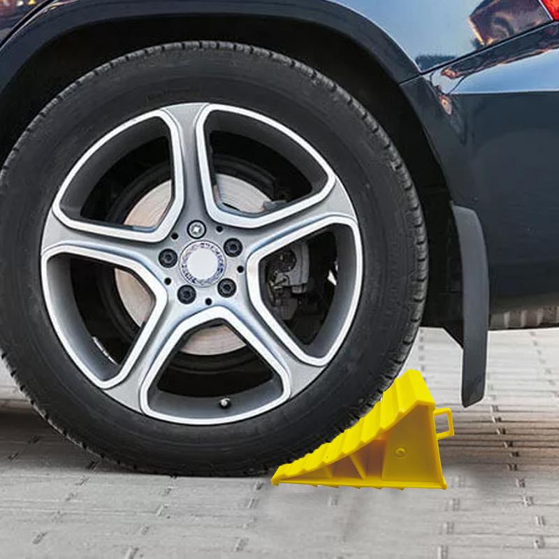 Стопор для автомобильных шин Tire Saver Chock Прочный противоскользящий блок Портативный парковочный стопор для безопасного автомобиля, прицепа, грузовика, парковочные приспособления