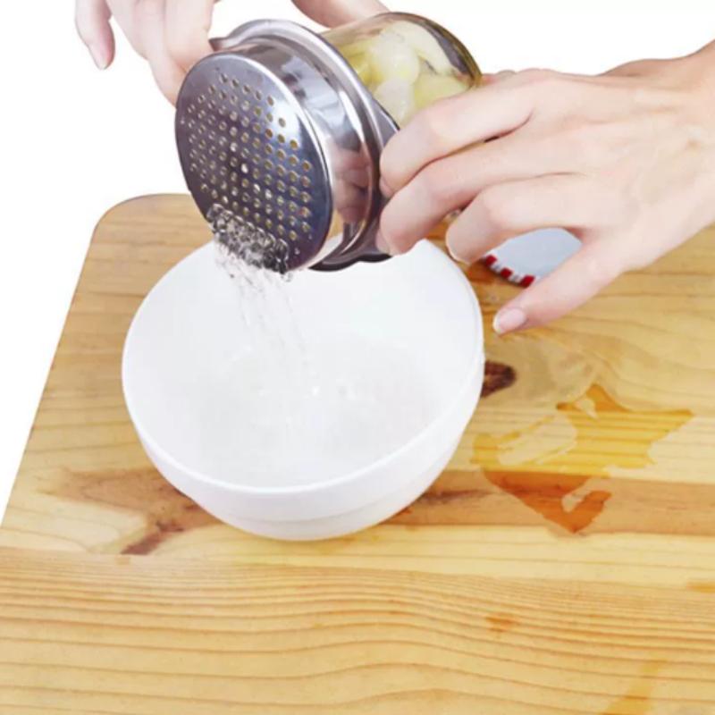 Leeseph 1pc Stainless Steel Food Can Strainer Tuna Strainer Sieve Tuna Lid Press Canning Colander Oil Drainer Kitchen Tools6