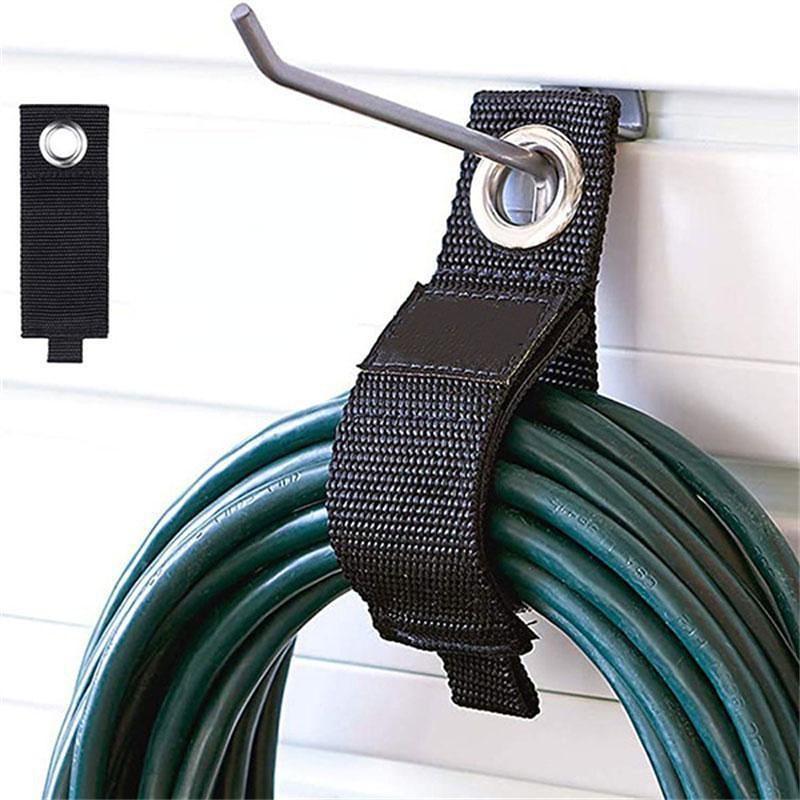 1PC Extension Cord Wrap Straps Holder Heavy-Duty Storage Straps Cord Wrap Keeper for Garage Hooks and Hangers and Shop Organizer