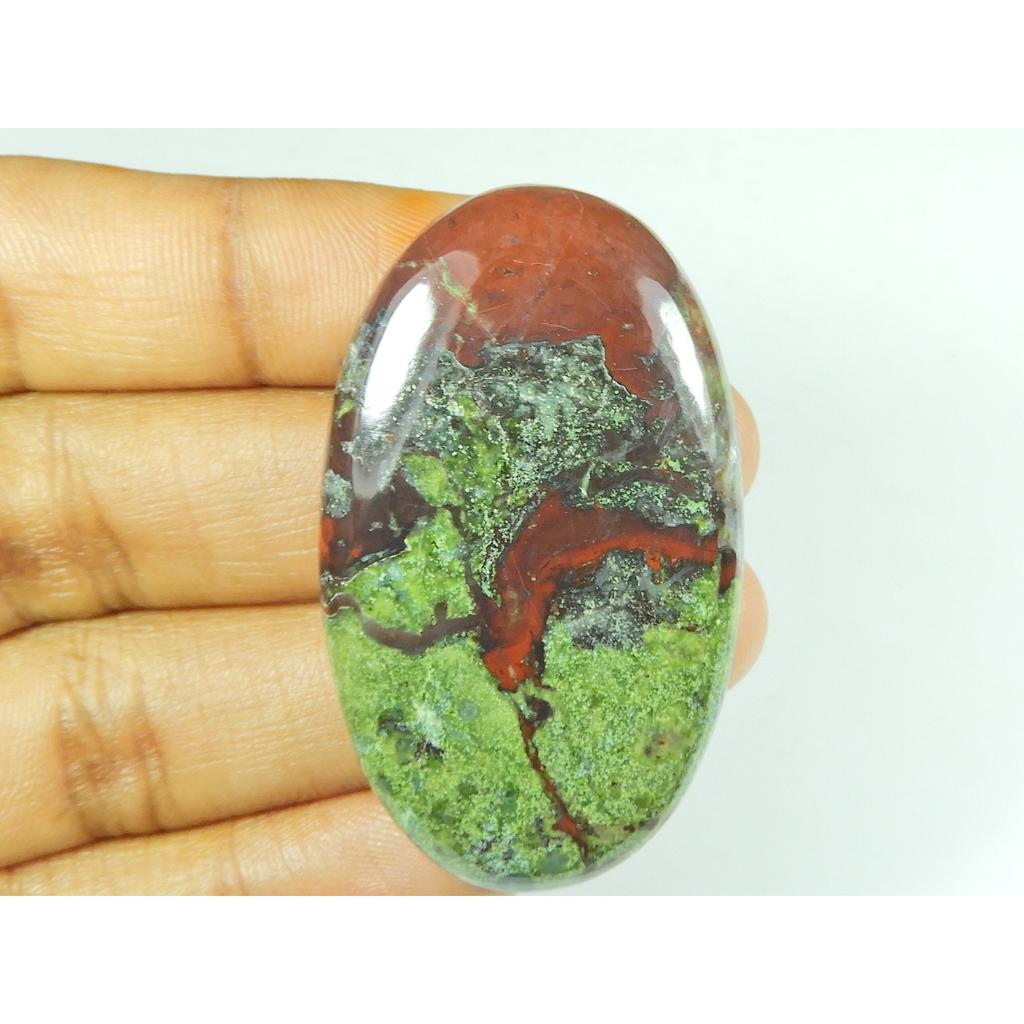 22X47X07 MM Natural Dragon Jasper Oval Shape Cabochon Loose Gemstone 87Cts. SY-478
