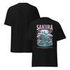 Sakura Sanctuary T-Shirt, Tranquil Japanese Garden Tee, Cherry Blossom Art Shirt, Unisex T-Shirt