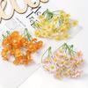 Мини Искусственные Хризантемы - Пластиковые Устойчивые к Выцветанию Цветы для DIY Домашнего Декора Свадебные Композиции Осенние Настольные Композиции