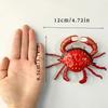 Cute Simulation Crab Refrigerator Magnets 3D Crab-Shaped Fridge Magnets Decor Magnets Personalized Fridge Magnet Locker Cabinet