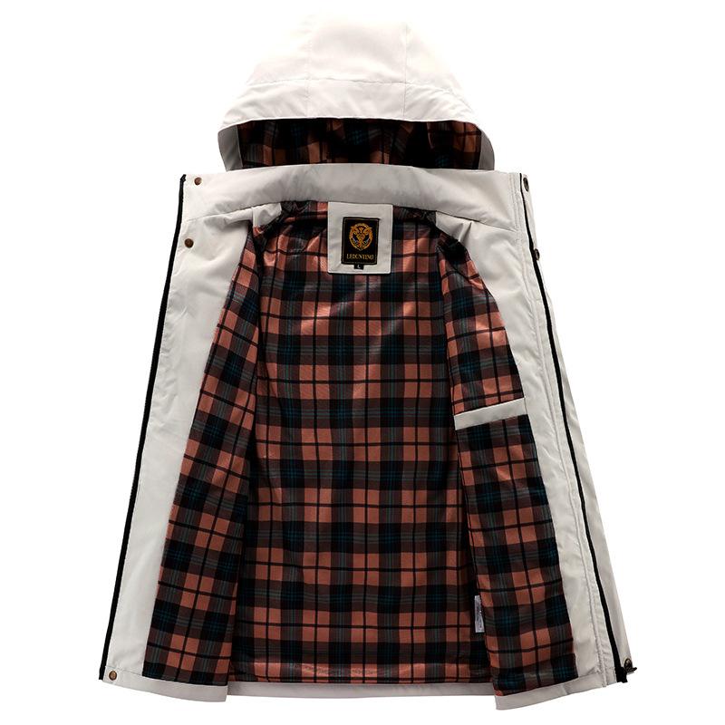 Мужская повседневная куртка Parker Coat осень-зима куртка с капюшоном рубашка мужская куртка однотонная уличная тенденция