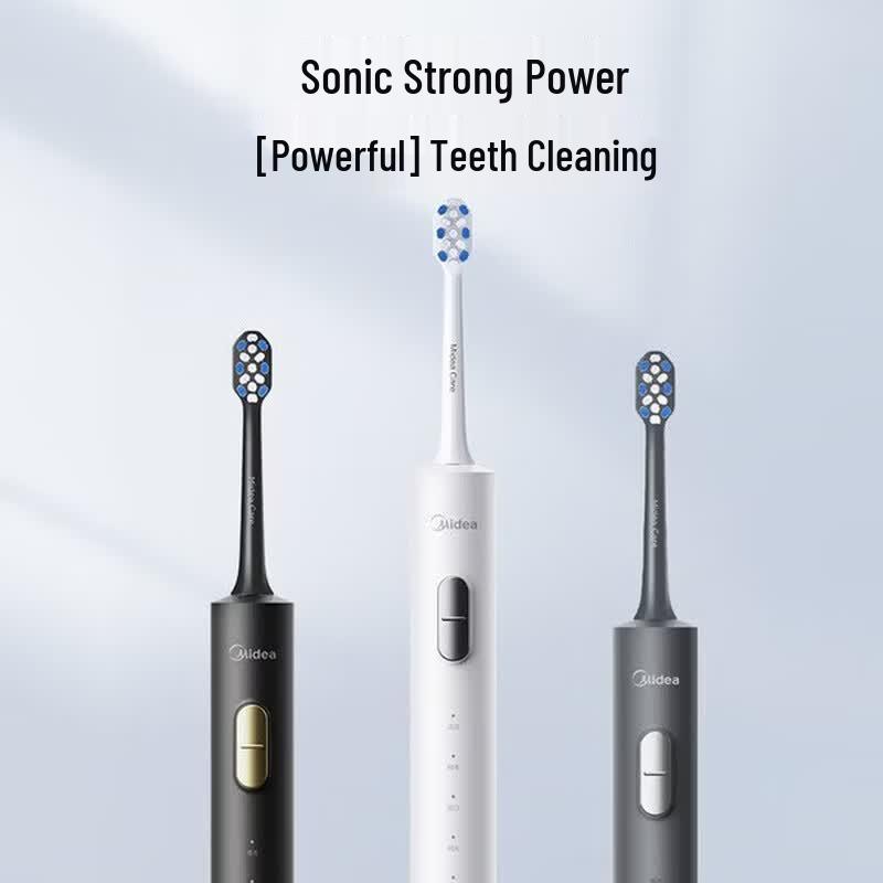 Midea Звуковая электрическая зубная щетка S1PX с аккумулятором на 180 дней, вилка CN (адаптер в комплекте)