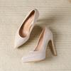 Мода 2025 Женские туфли-лодочки Задний Высокий каблук Сексуальный Тонкий каблук Высокие каблуки 12 см Остроносые лодочки Женская обувь Платформа Свадебная обувь