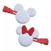 Disney Mickey & Minnie Hair Clip Set Snowflake Japan NEW Disney Store